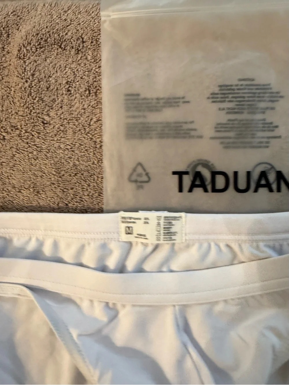 Taduano Men's White Briefs - Classic Supportive Fit